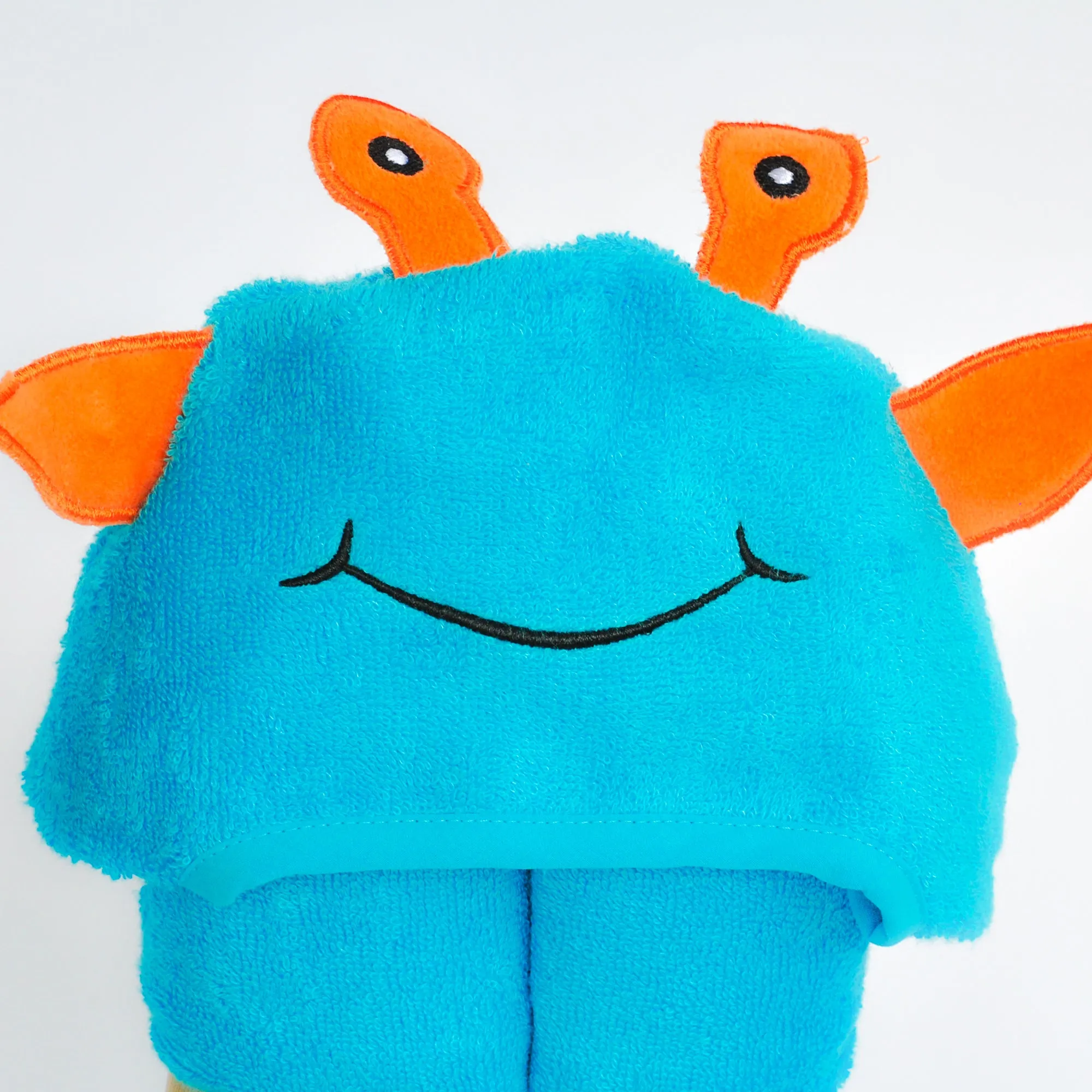 Bamboo Rayon Alien Hooded Turkish Towel Little Kid