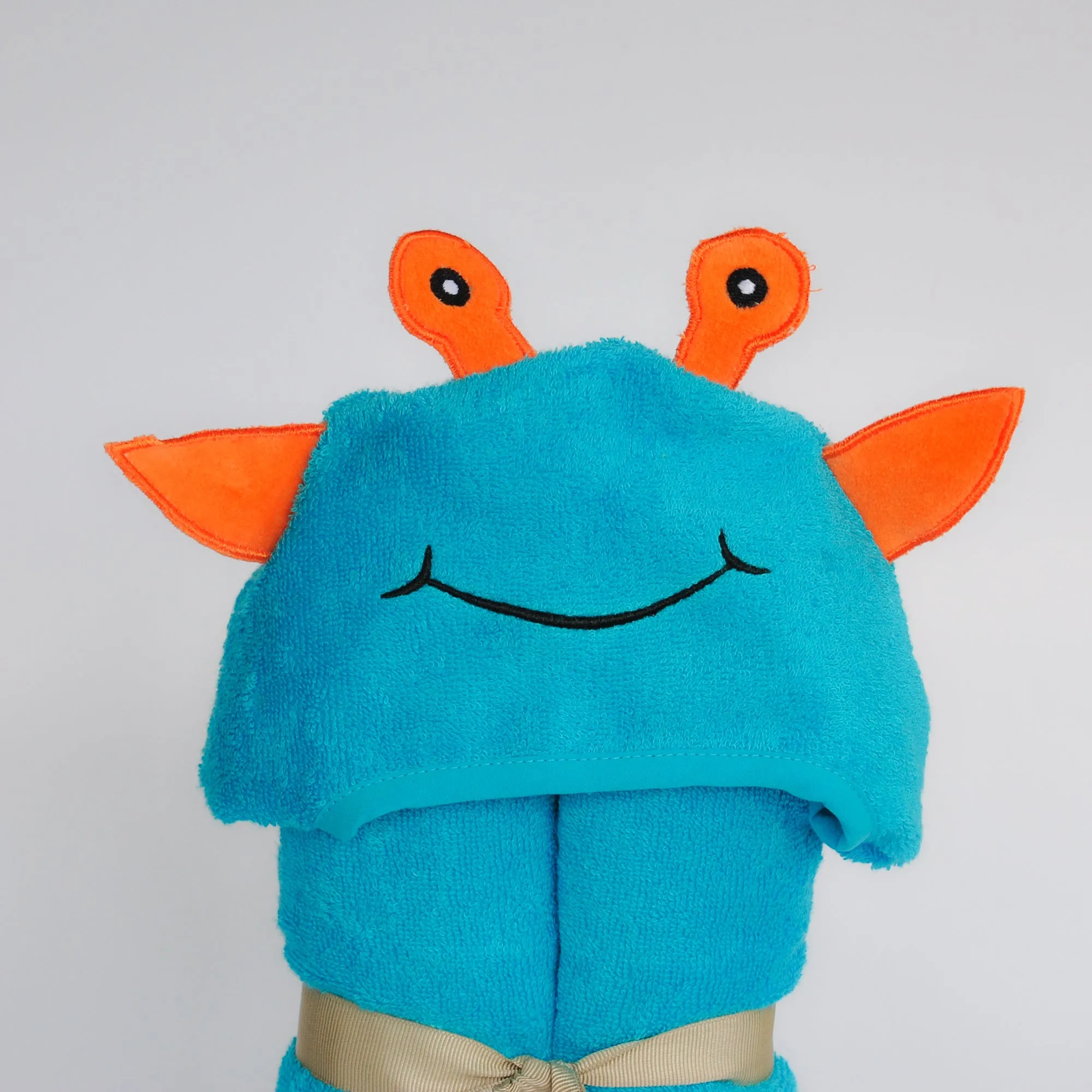 Bamboo Rayon Alien Hooded Turkish Towel Little Kid