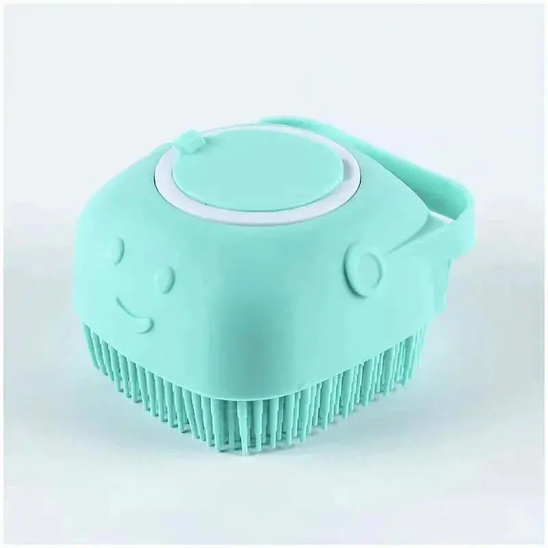 Bathroom Puppy Big Dog Cat Bath Massage Gloves Brush Soft Safety