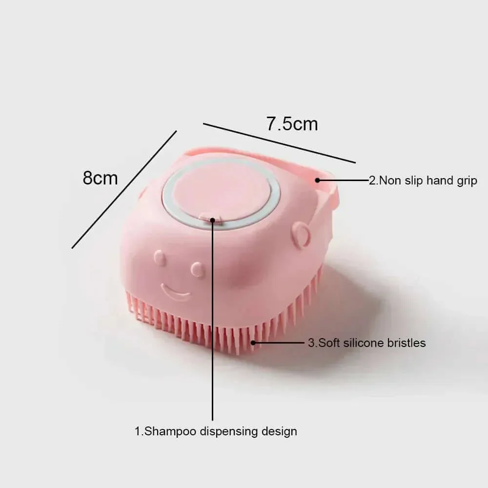 Bathroom Puppy Big Dog Cat Bath Massage Gloves Brush Soft Safety