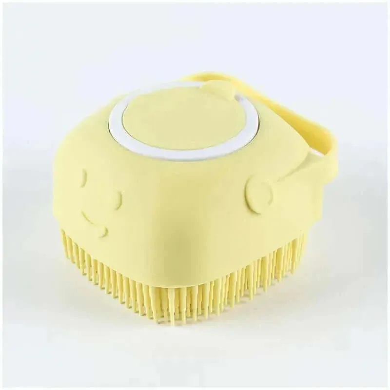 Bathroom Puppy Big Dog Cat Bath Massage Gloves Brush Soft Safety