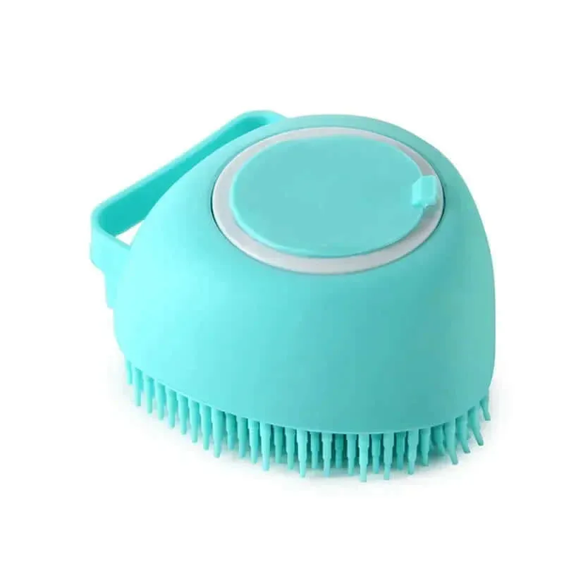 Bathroom Puppy Big Dog Cat Bath Massage Gloves Brush Soft Safety