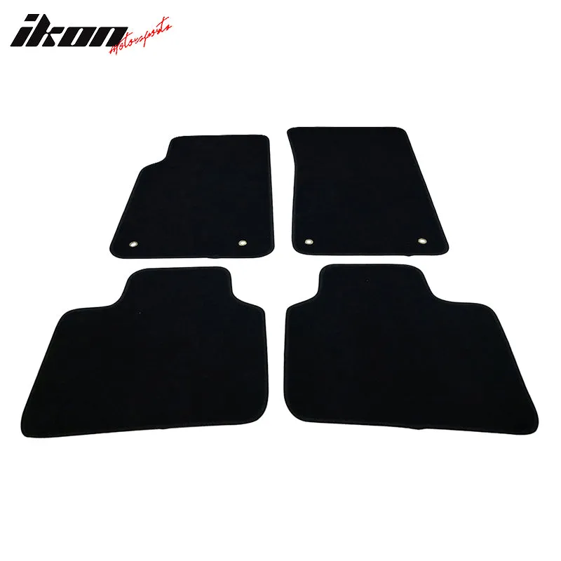 Car Floor Mat for 2008-2009 Pontiac G8 Black Front Rear  Nylon 4PC