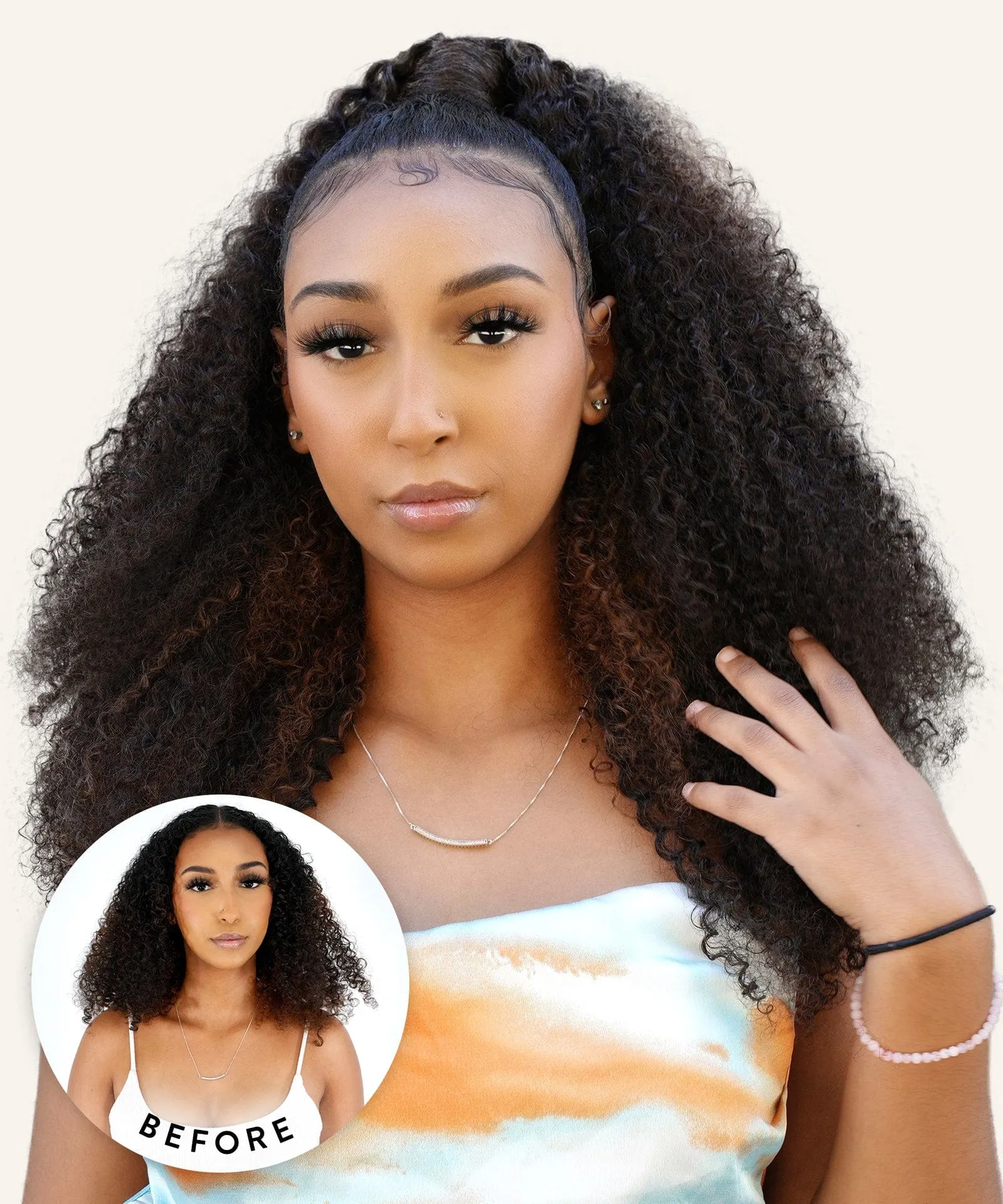 Kinky Curly U-Part Wig