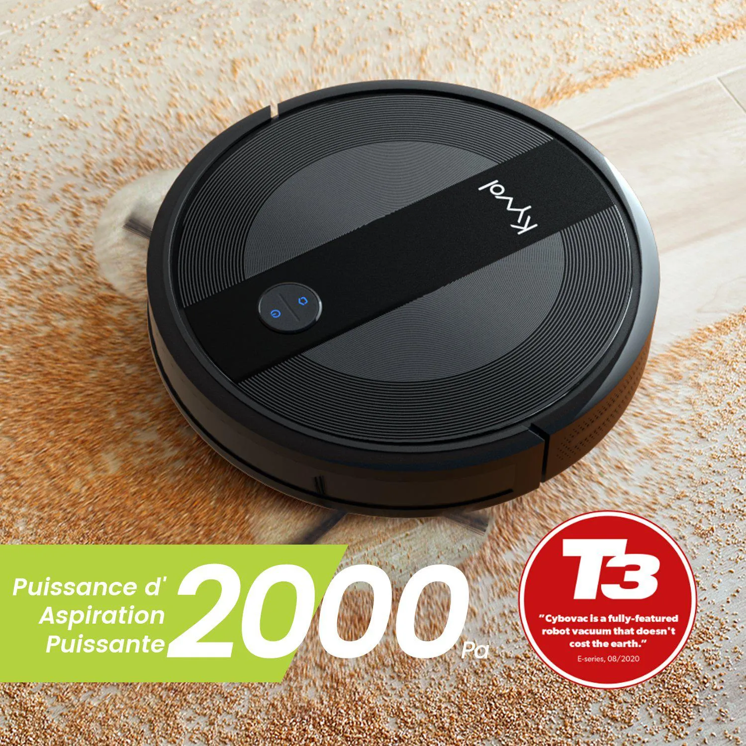<span>Kyvol Cybovac E20 Robot Vacuum Cleaner</span> <br /> <span>The Best Entry-level Robot Vacuum</span>