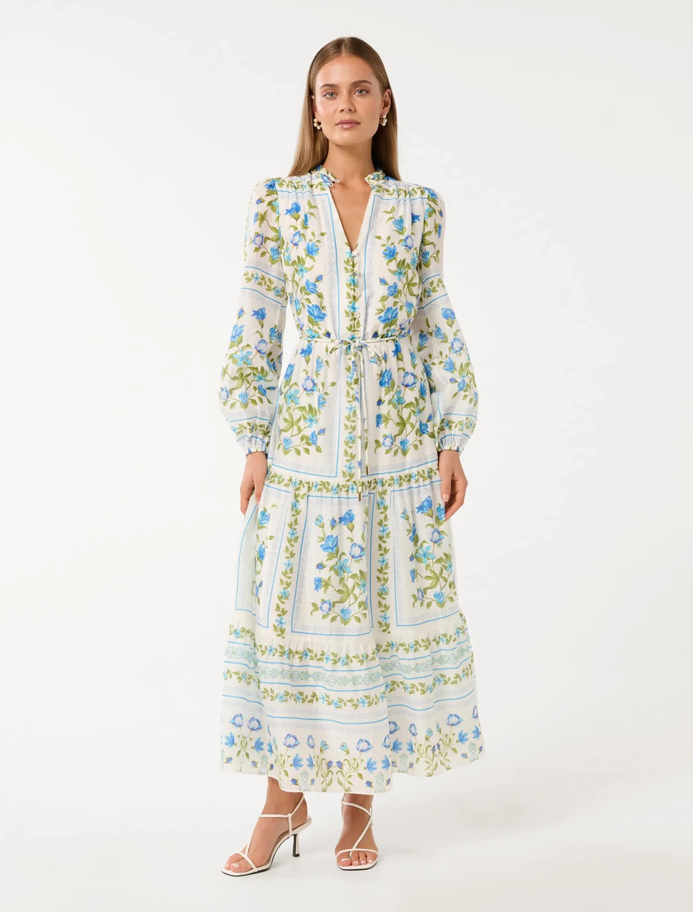 Tara Printed Midi Dress