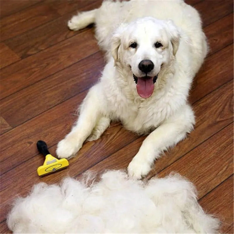 Xtreme Xccessories Pet Deshedding Grooming  Brush for Dogs and Cats