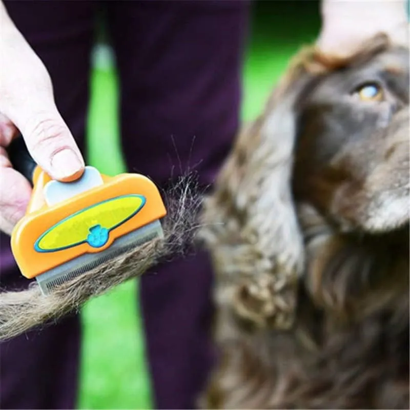 Xtreme Xccessories Pet Deshedding Grooming  Brush for Dogs and Cats